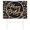 Beistle 11.5" x 15.5" Plastic Happy Birthday Yard Sign